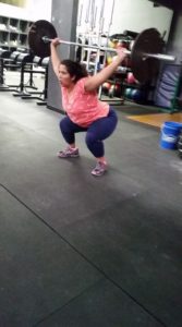 Rosa over head squat
